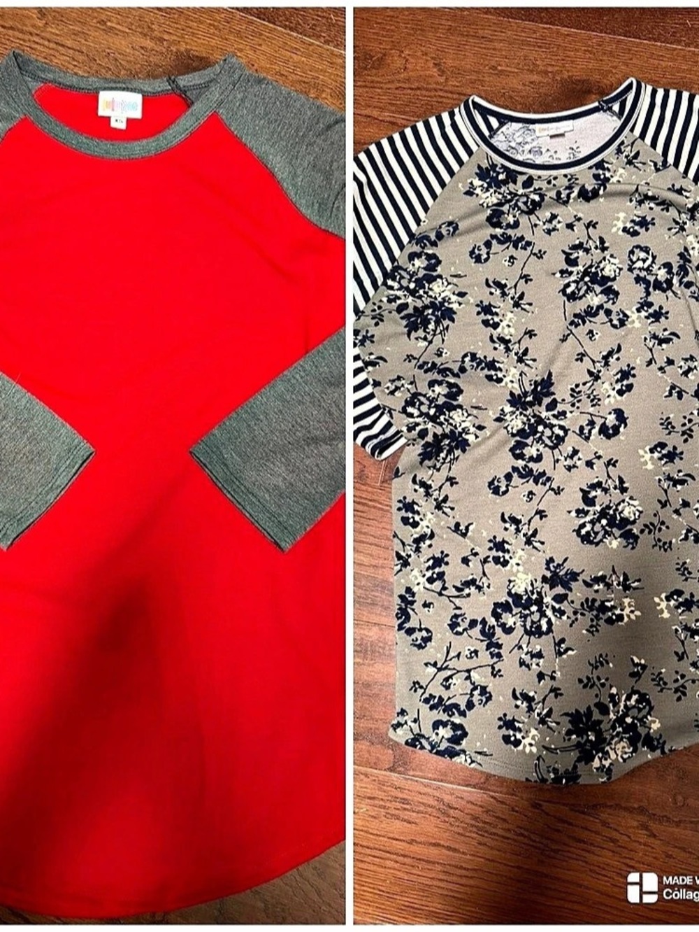 Two XS women’s LuLaRoe Randy Tees